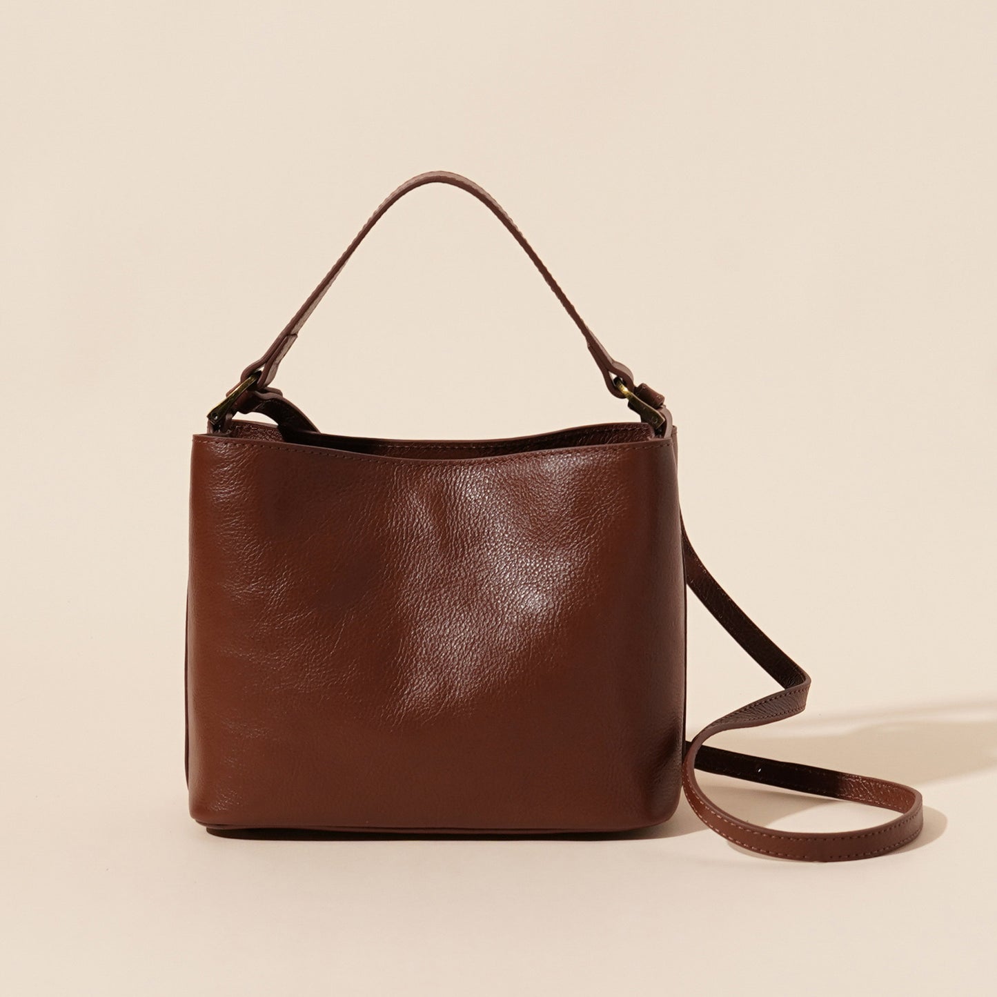 Cowhide Leather Vintage Casual All-matching Women's Shoulder Handbag