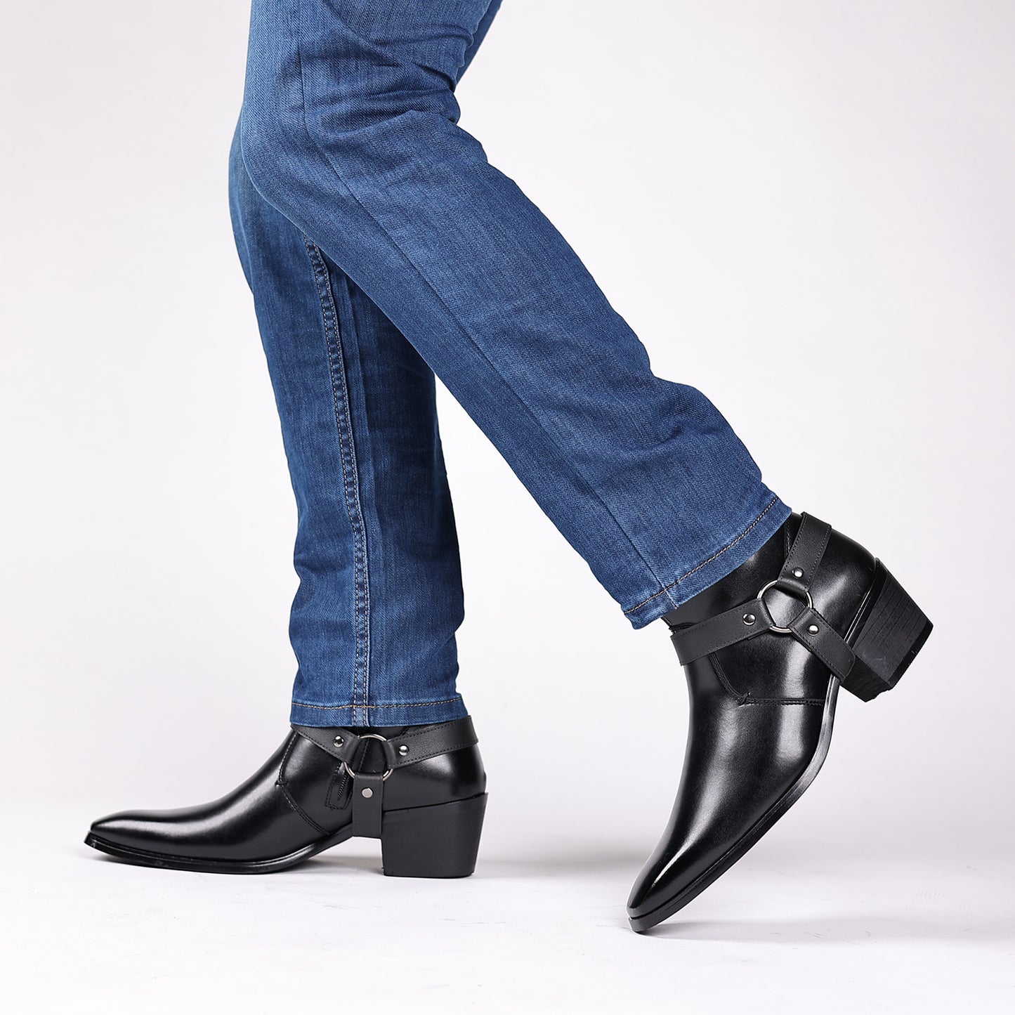 Trendy Wild Men's And Women's Same Style Chain Boots