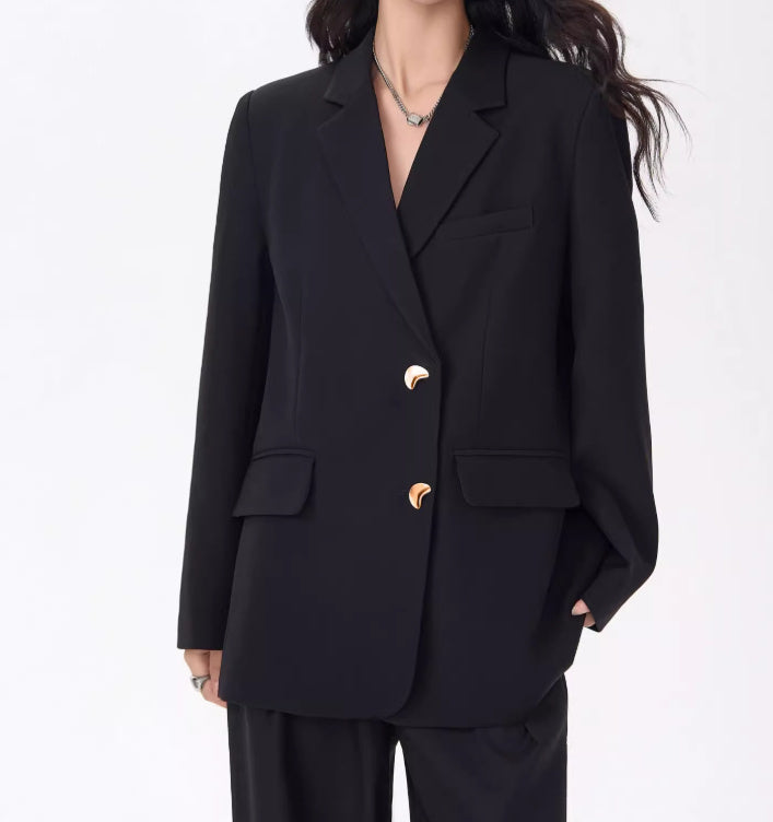 Korean Style Hot Girl Design Loose Small Business Suit Coat