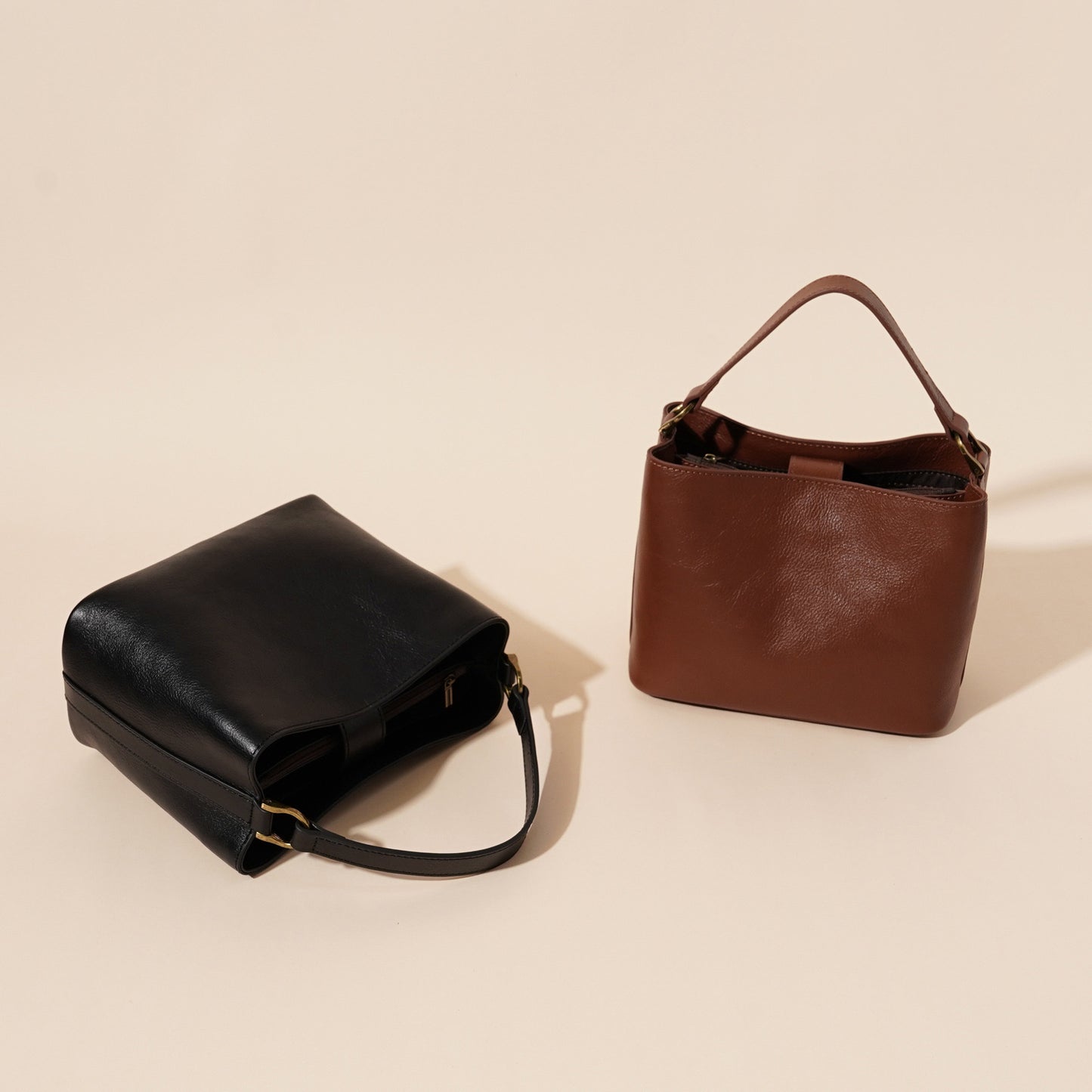 Cowhide Leather Vintage Casual All-matching Women's Shoulder Handbag