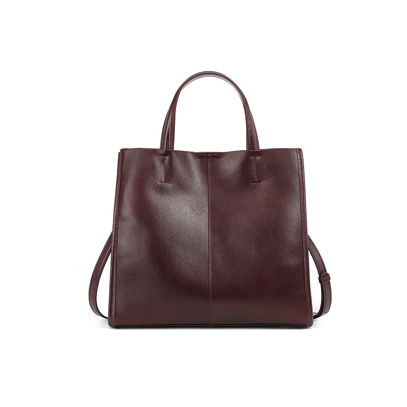 Retro Satchel Large Capacity Women's Tote